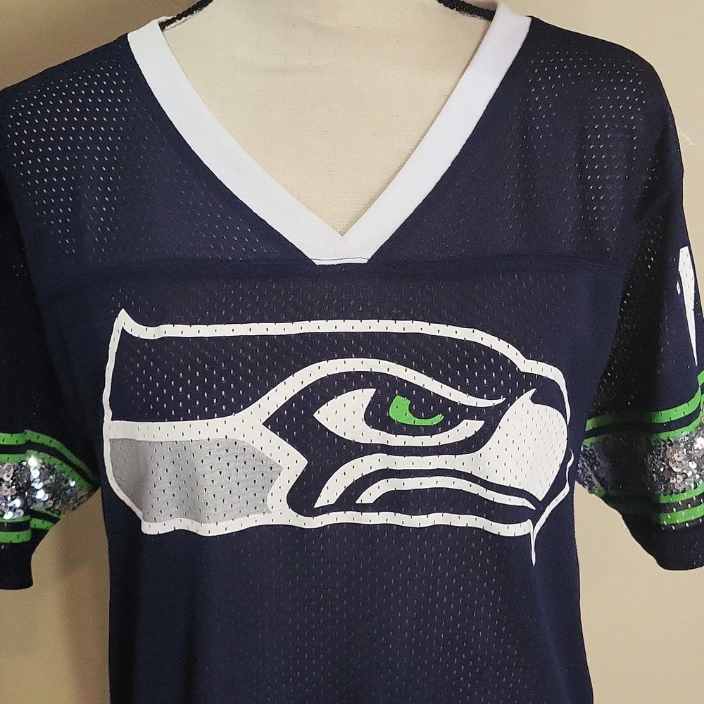 PINK Victoria's Secret Seattle Seahawks Jersey - Picture 5 of 15